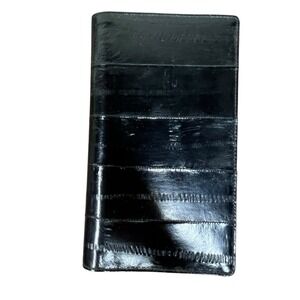 Buxton Black Faux Leather Address Book Telephone Index w Note Pad NOS VTG